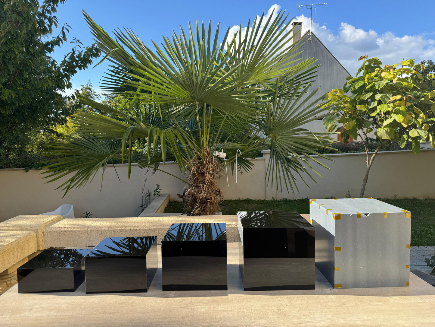 PRÉSENTOIRS BLACK - LOT 5 PCS